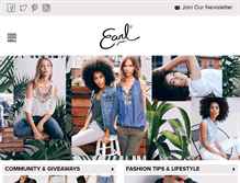 Tablet Screenshot of earljean.com